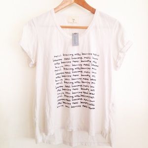 Anthropologie t.la Merci Beaucoup Tee Shirt